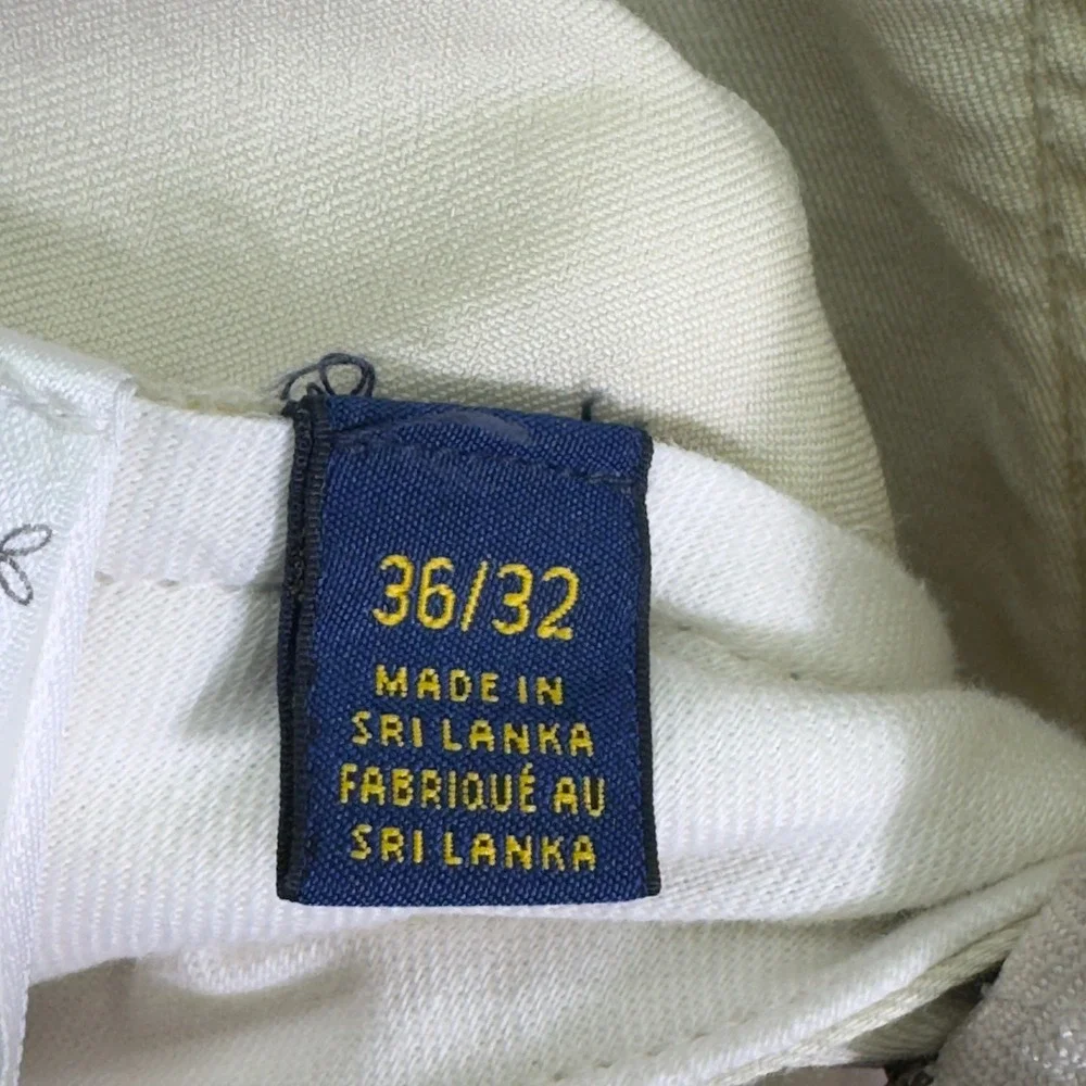 Polo Golf Ralph Lauren Beige Tailored Fit Golf Pants Mens Size 36x32‎ - EUC
